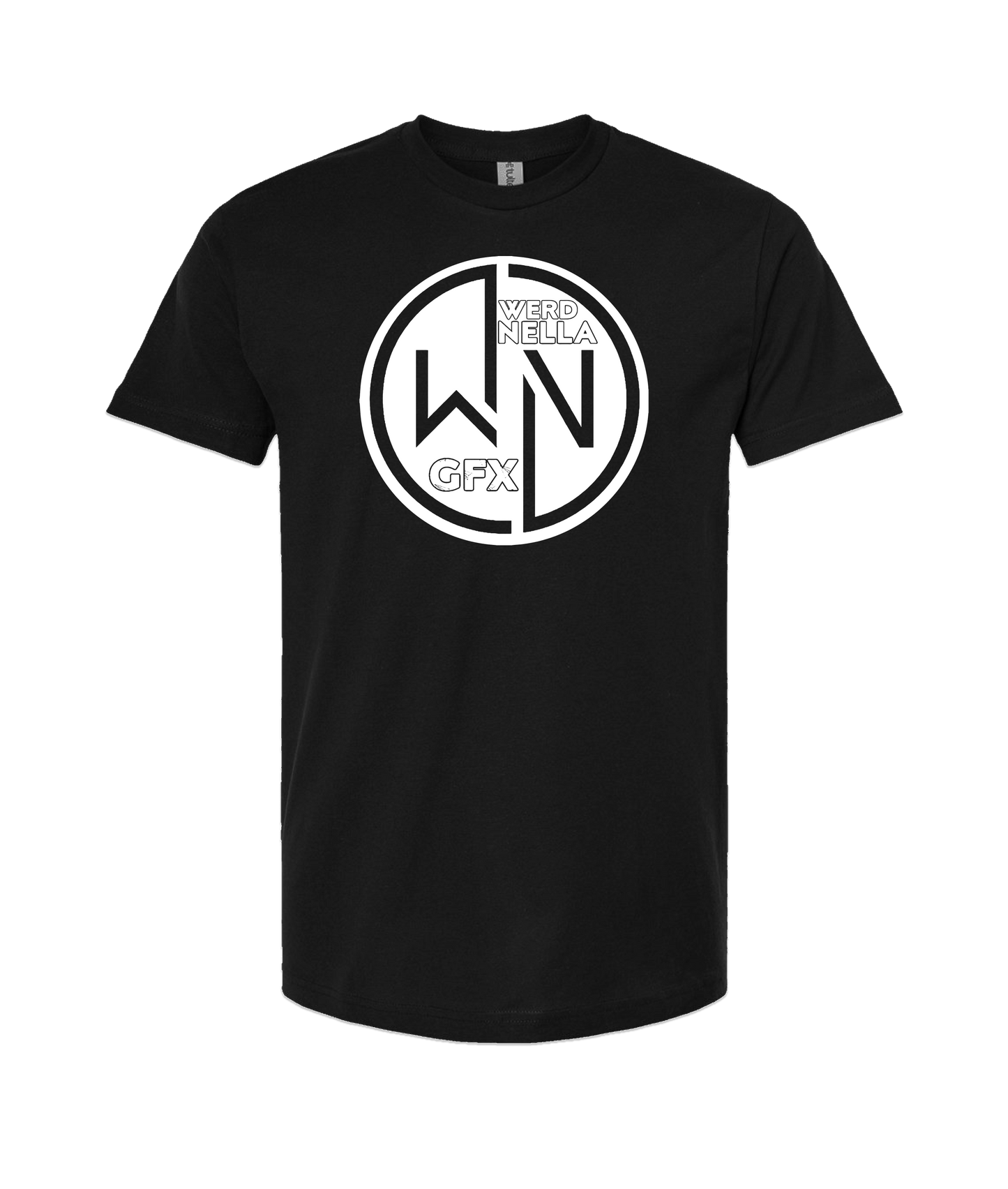 Werd Nella Graphics - WN GFX - Black T Shirt