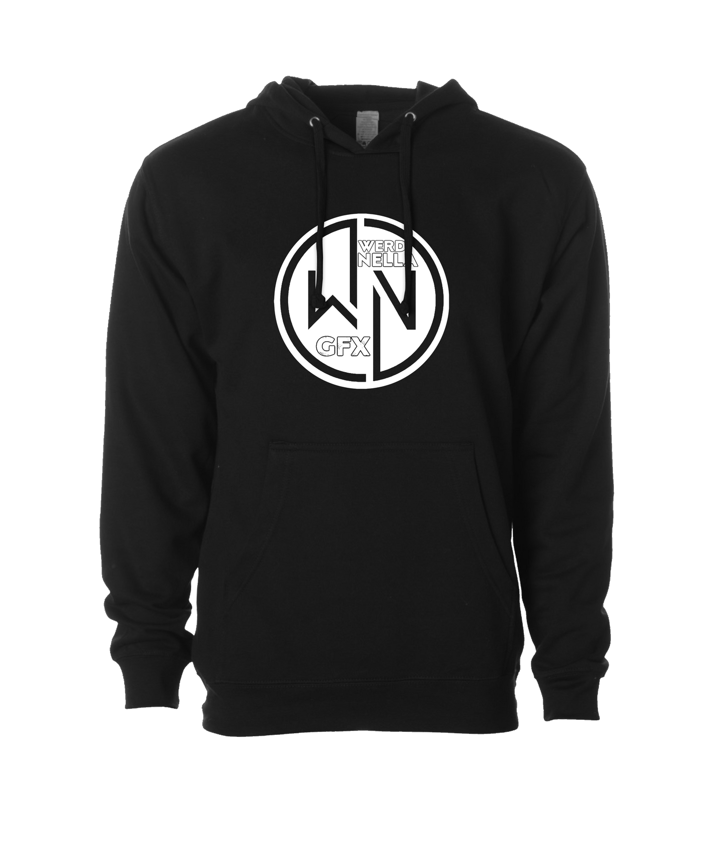 Werd Nella Graphics - WN GFX - Black Hoodie