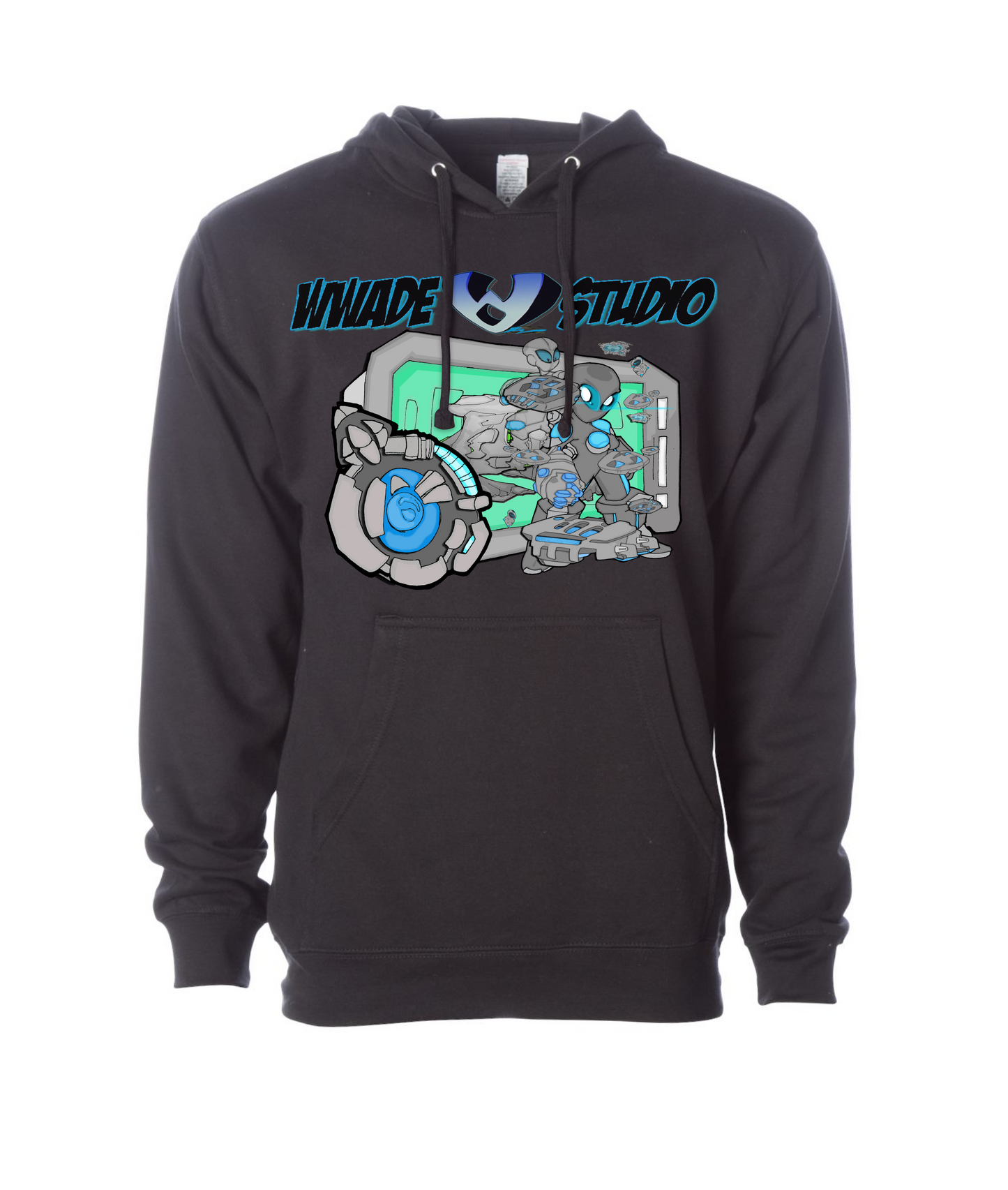 WWade Studio Online Merchandise - WWade Studio Nabby - Black Hoodie