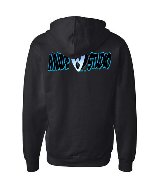 V-WSOMTOP - WWade Studio Nabby - Black Zip Up Hoodie
