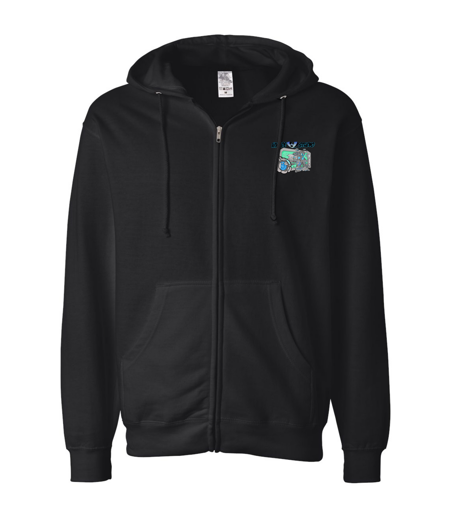 WWade Studio Online Merchandise - WWade Studio Nabby - Black Zip Up Hoodie