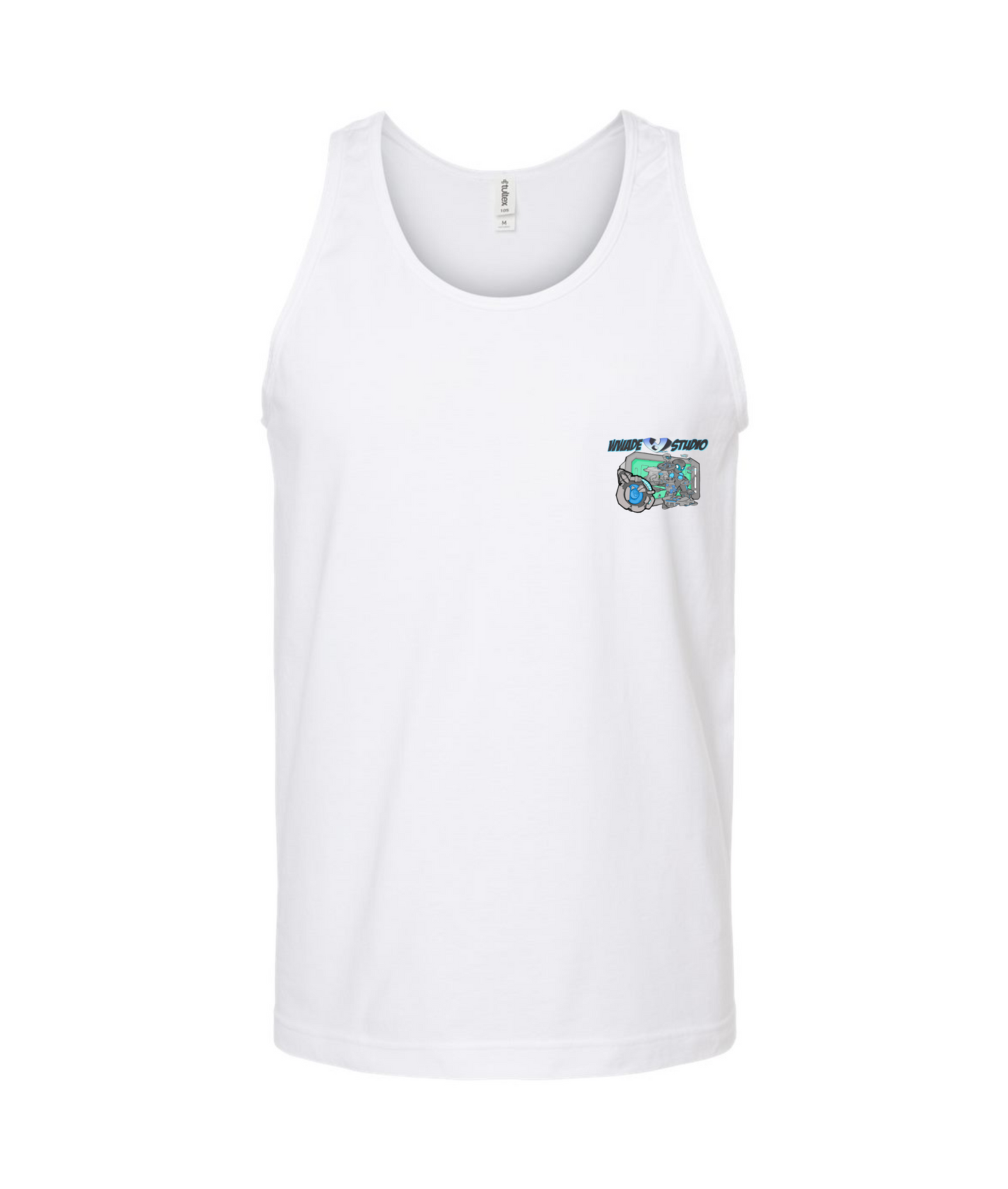 WWade Studio Online Merchandise - WWade Studio Nabby - White Tank Top