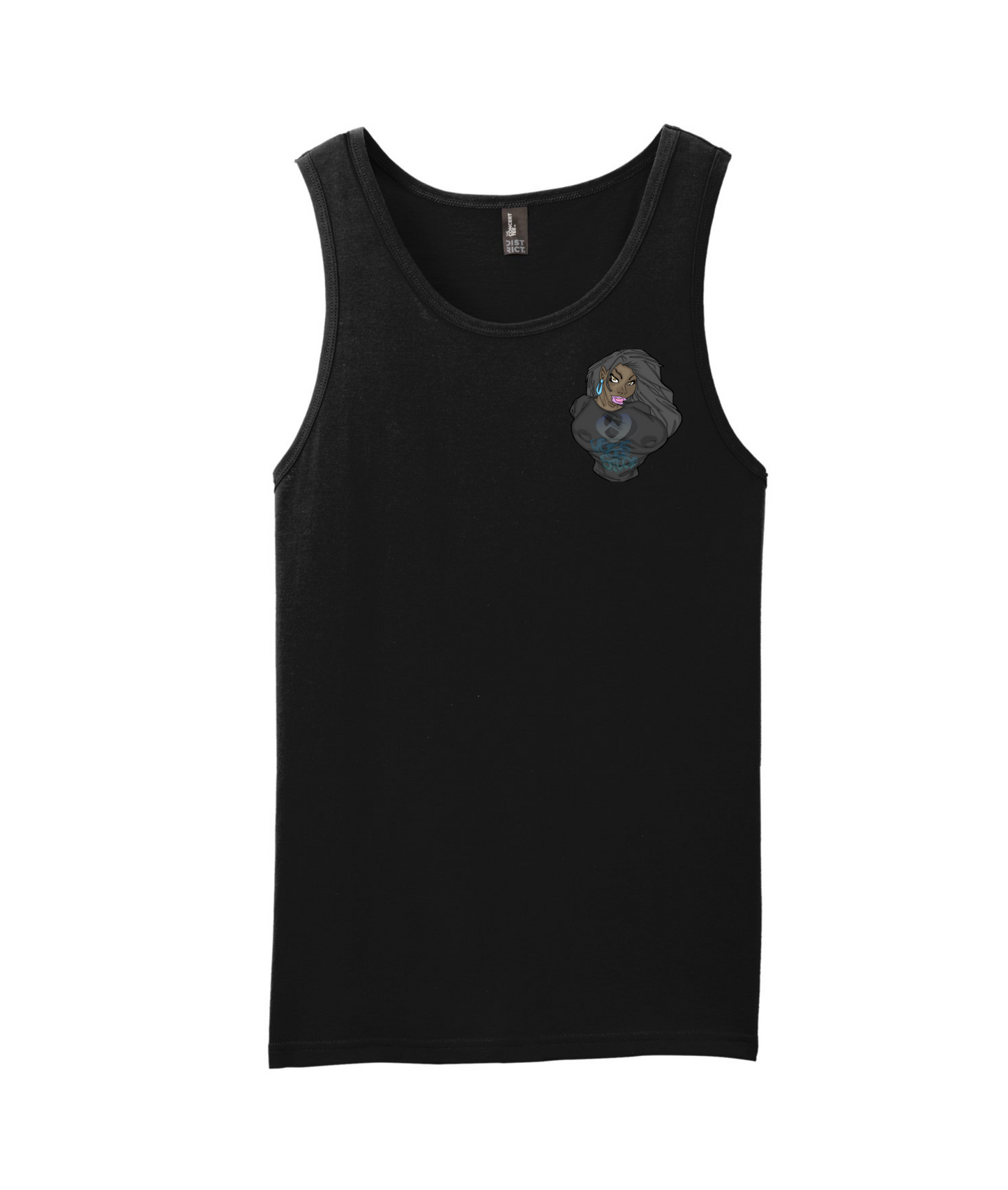 WWade Studio Online Merchandise - WWade Studio Sexy Babes - Black Tank Top