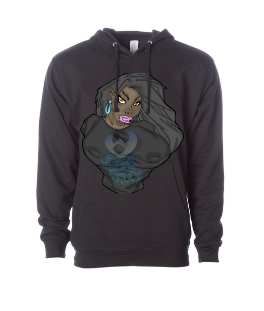 WWade Studio Online Merchandise - WWade Studio Sexy Babes - Black Hoodie