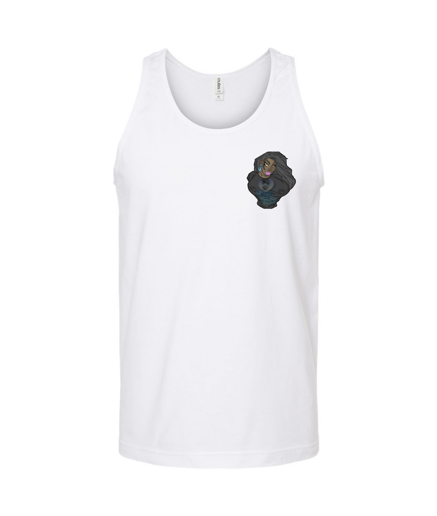 WWade Studio Online Merchandise - WWade Studio Sexy Babes - White Tank Top