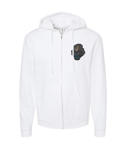 WWade Studio Online Merchandise - WWade Studio Sexy Babes - White Zip Up Hoodie