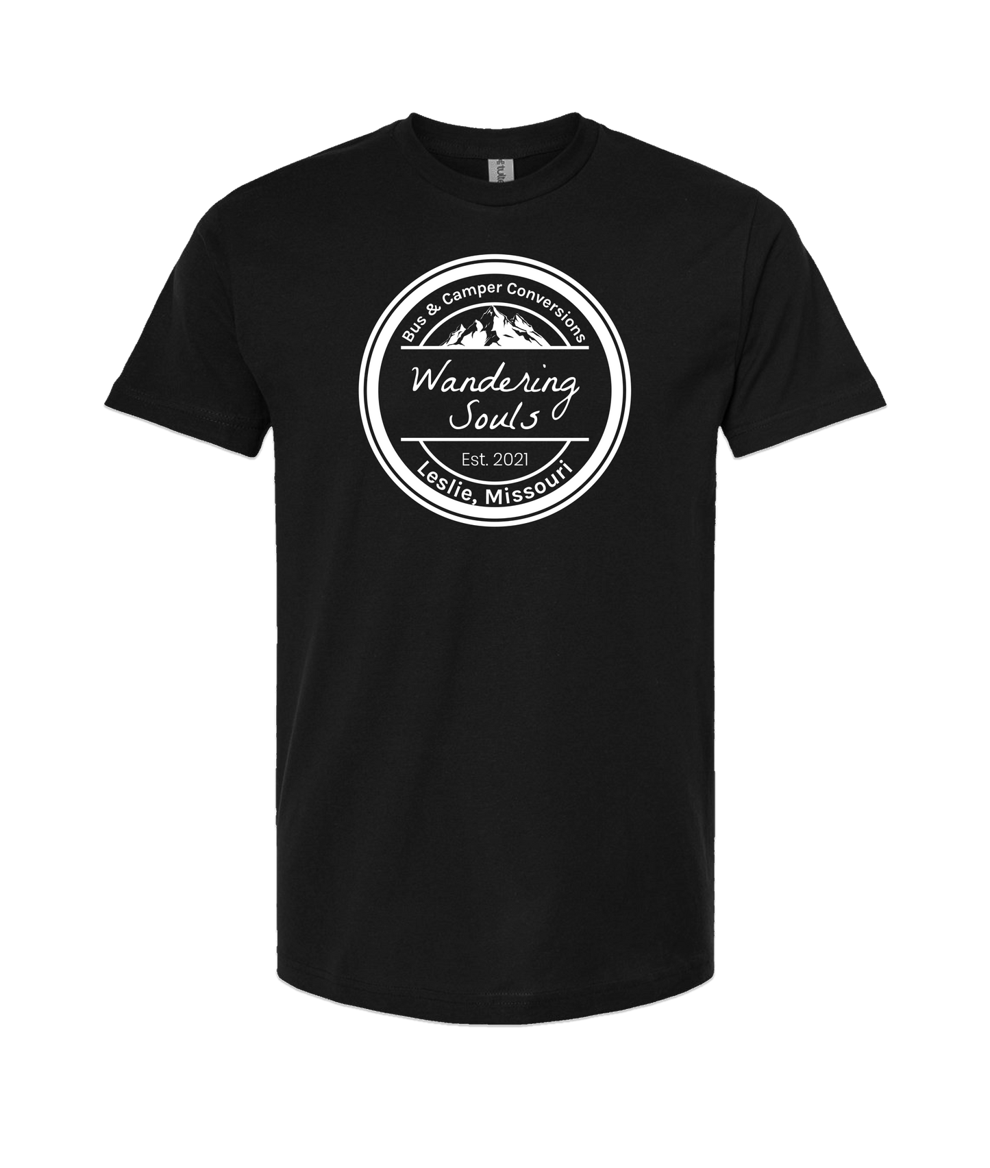 Wandering Souls - Logo - Black T Shirt