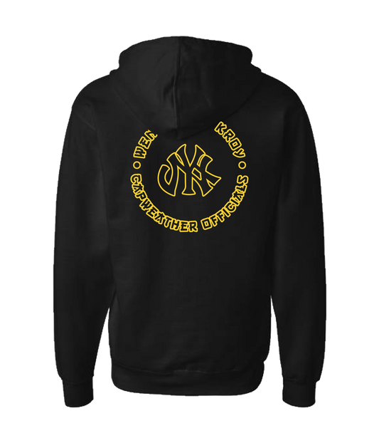 V-WTKTOP - DESIGN 1 - Black Zip Up Hoodie