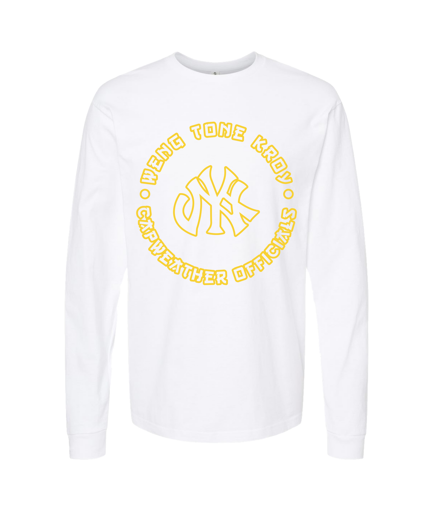 Weng Tone Kroy - DESIGN 1 - White Long Sleeve T