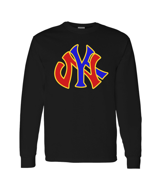 V-WTKTOP - DESIGN 2 - Black Long Sleeve T
