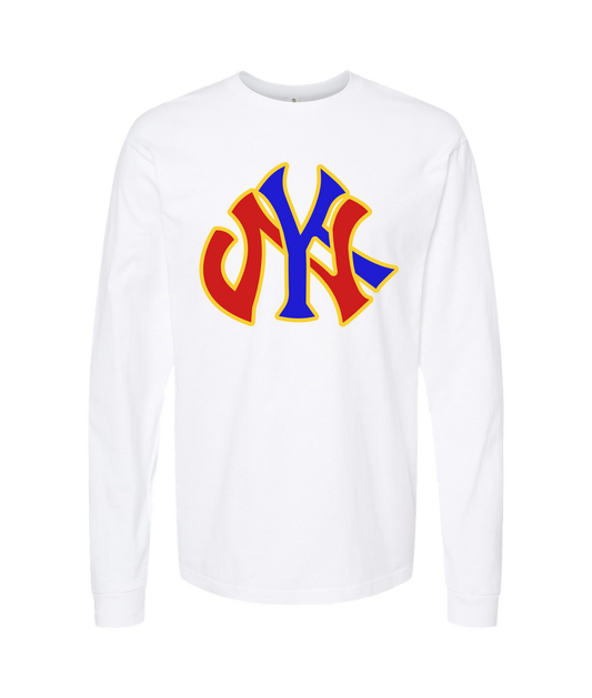 V-WTKTOP - DESIGN 2 - White Long Sleeve T