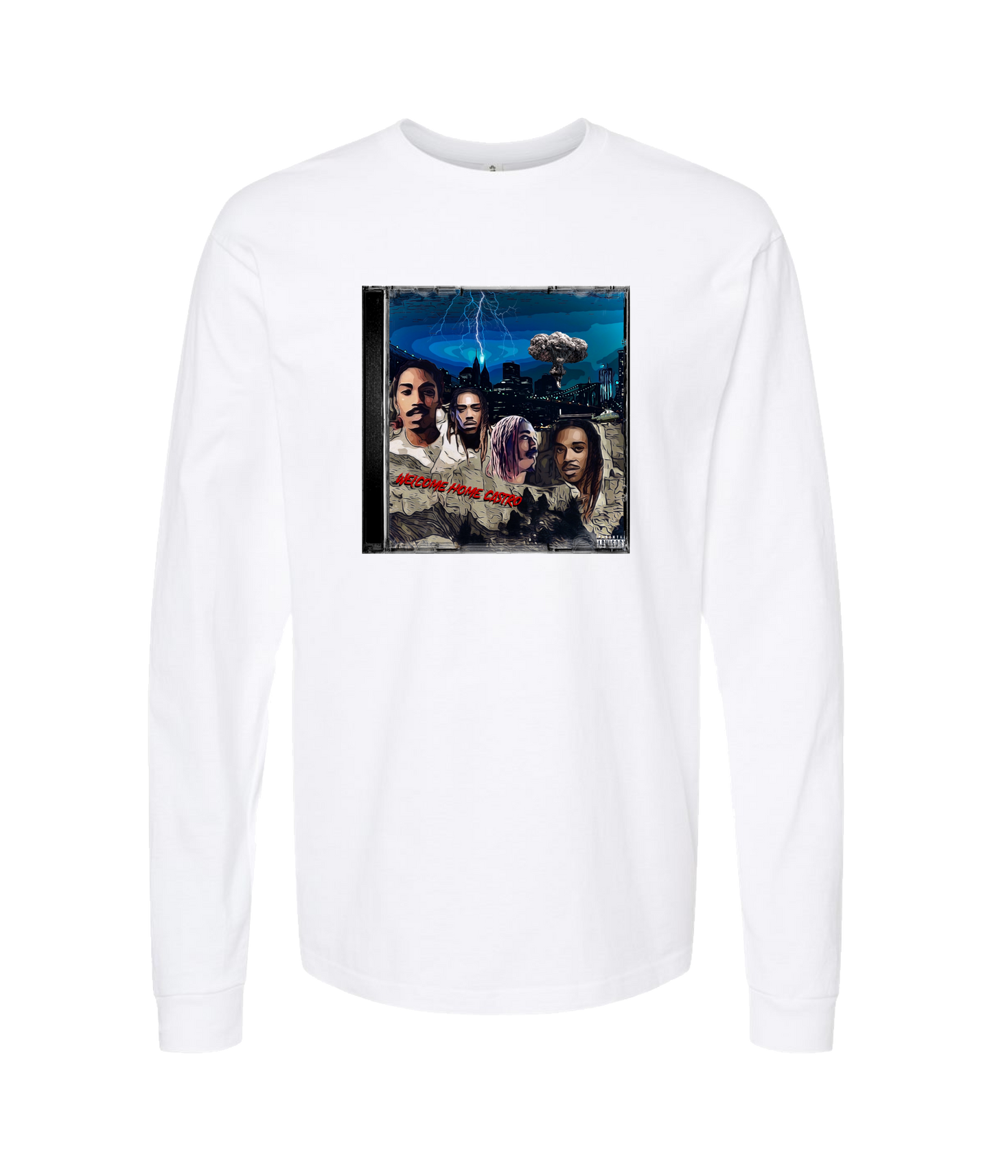 YOUNGCASTRO - Welcome Home Castro - White Long Sleeve T