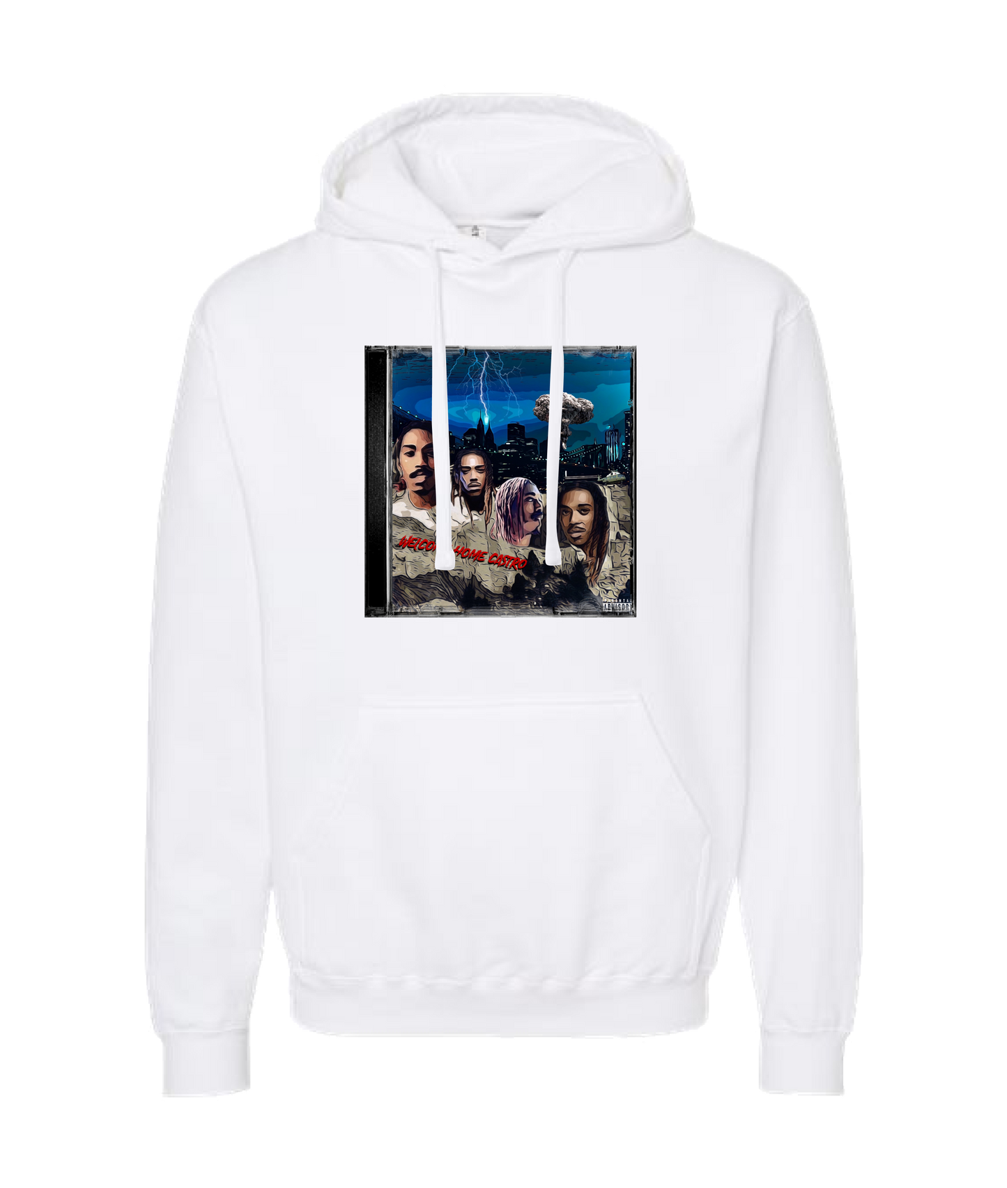 YOUNGCASTRO - Welcome Home Castro - White Hoodie