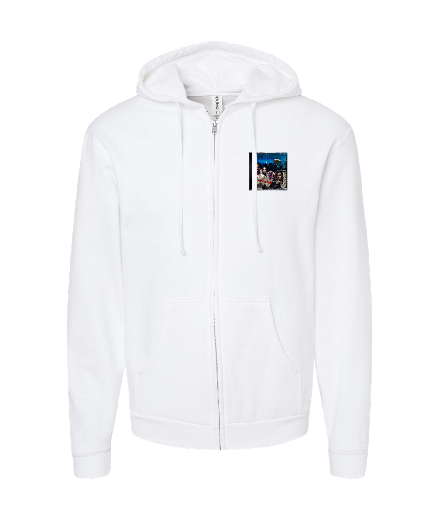YOUNGCASTRO - Welcome Home Castro - White Zip Up Hoodie