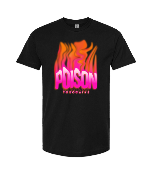 V-YCTOP - POISON - Black T-Shirt