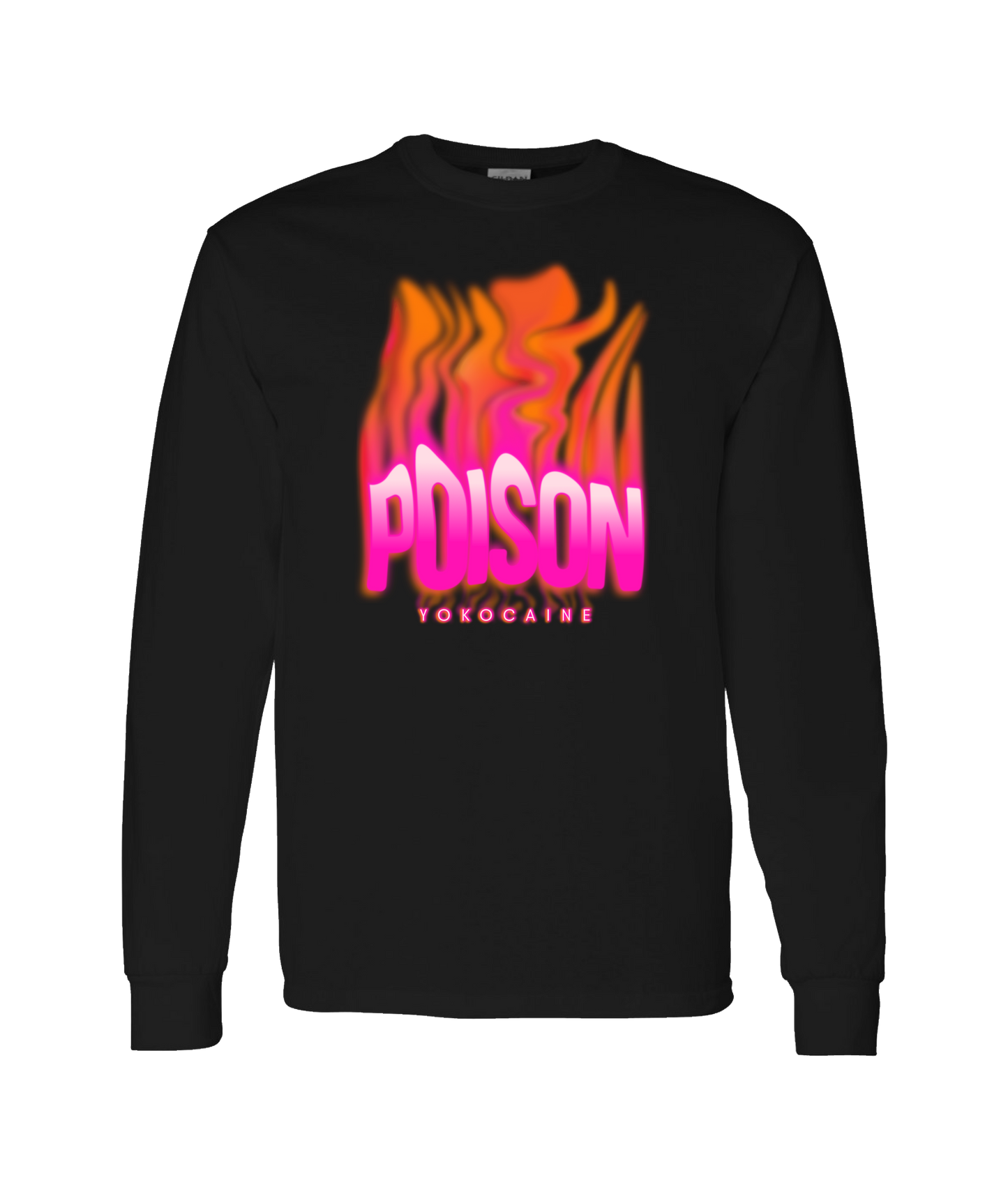 Yokocaine - POISON - Black Long Sleeve T