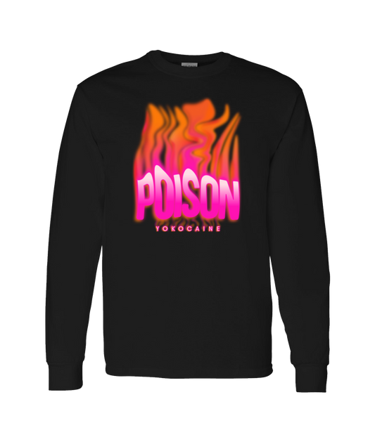 V-YCTOP - POISON - Black Long Sleeve T