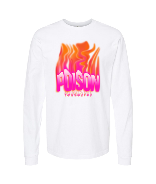 V-YCTOP - POISON - White Long Sleeve T