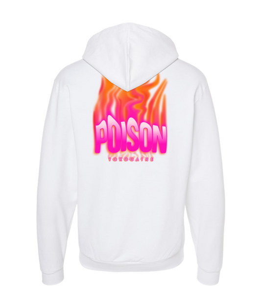 V-YCTOP - POISON - White Zip Up Hoodie