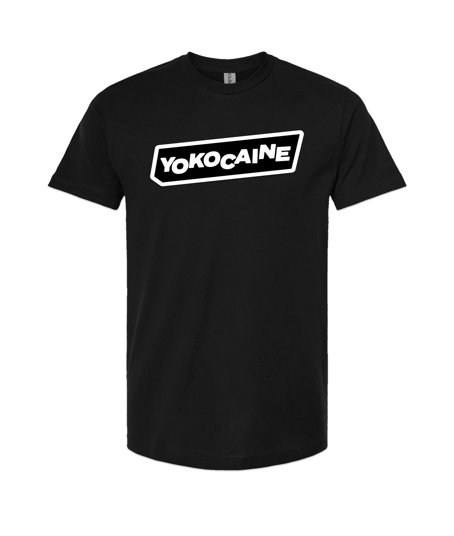 Yokocaine - Logo Block - Black T-Shirt