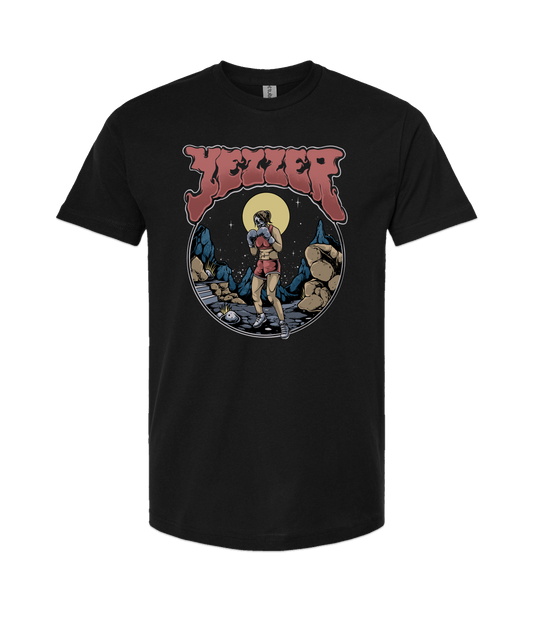 V-YEZTOP - BOXER - Black T-Shirt