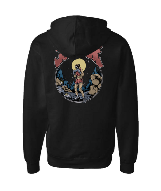 V-YEZTOP - BOXER - Black Zip Up Hoodie