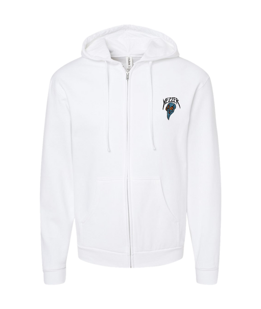 V-YEZTOP - GHOST - White Zip Up Hoodie