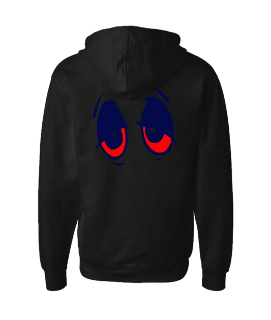 V-ZOOCTOP - EYES - Black Zip Up Hoodie