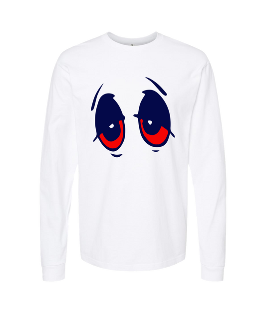 V-ZOOCTOP - EYES - White Long Sleeve T