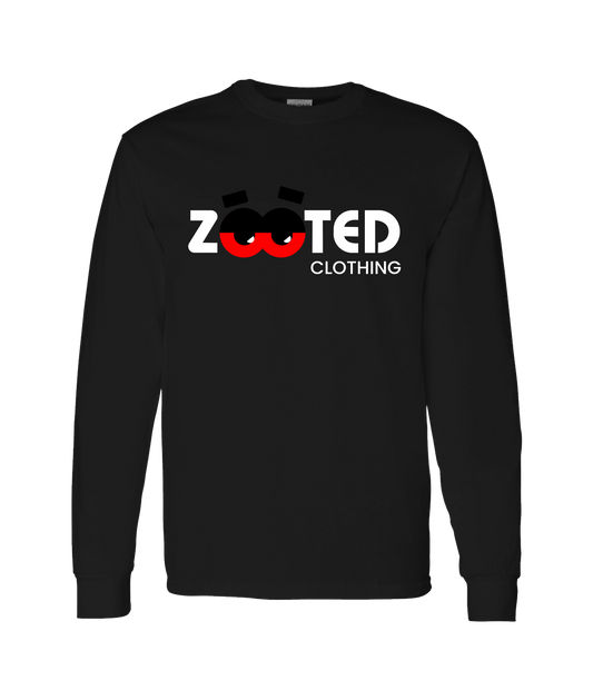 V-ZOOCTOP - ZC - Black Long Sleeve T