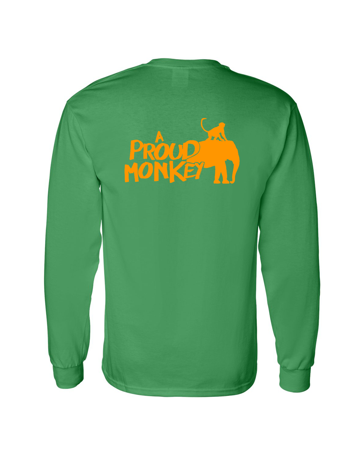 A Proud Monkey - Irish Green & Orange Long-Sleeve Shirt