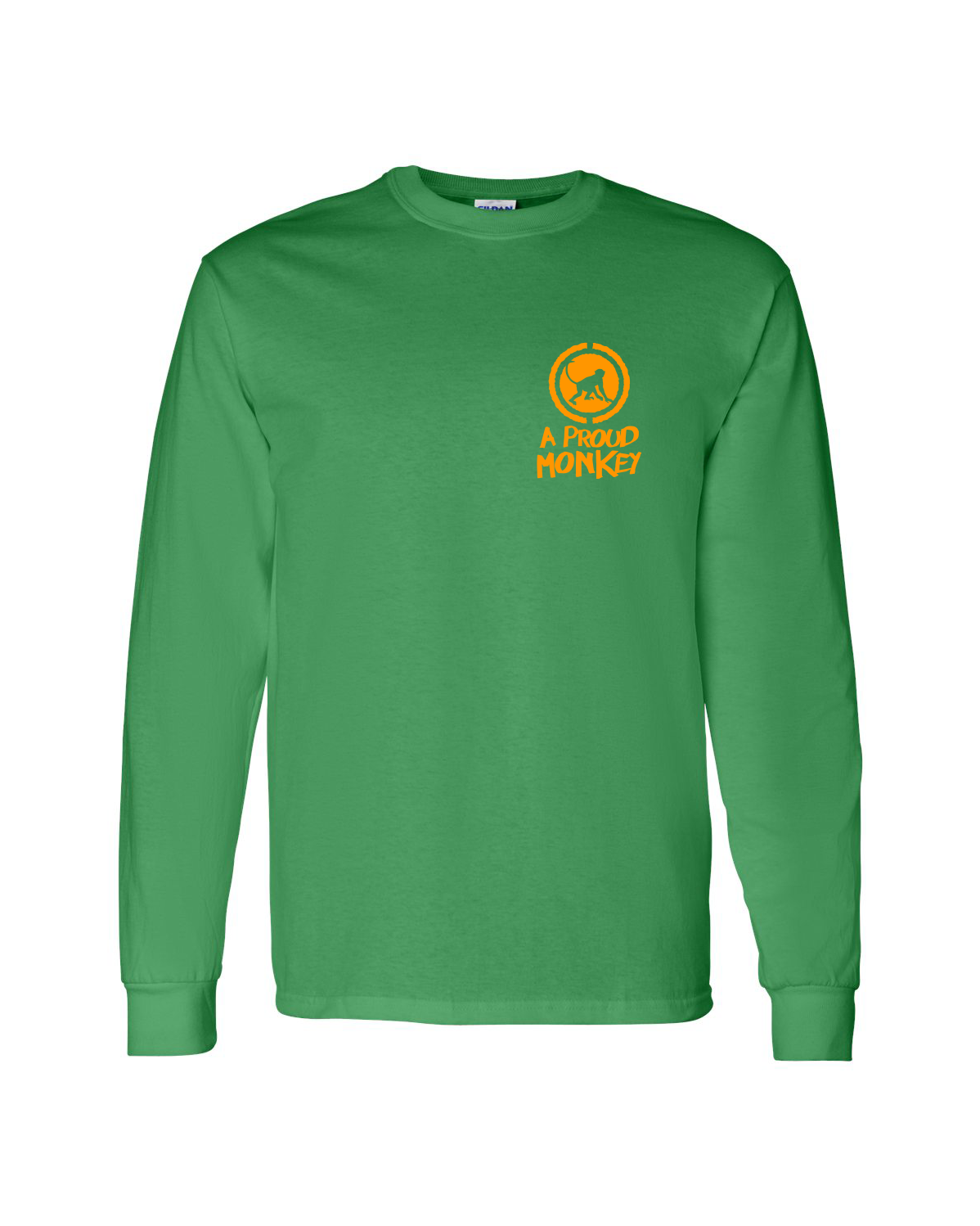 A Proud Monkey - Irish Green & Orange Long-Sleeve Shirt