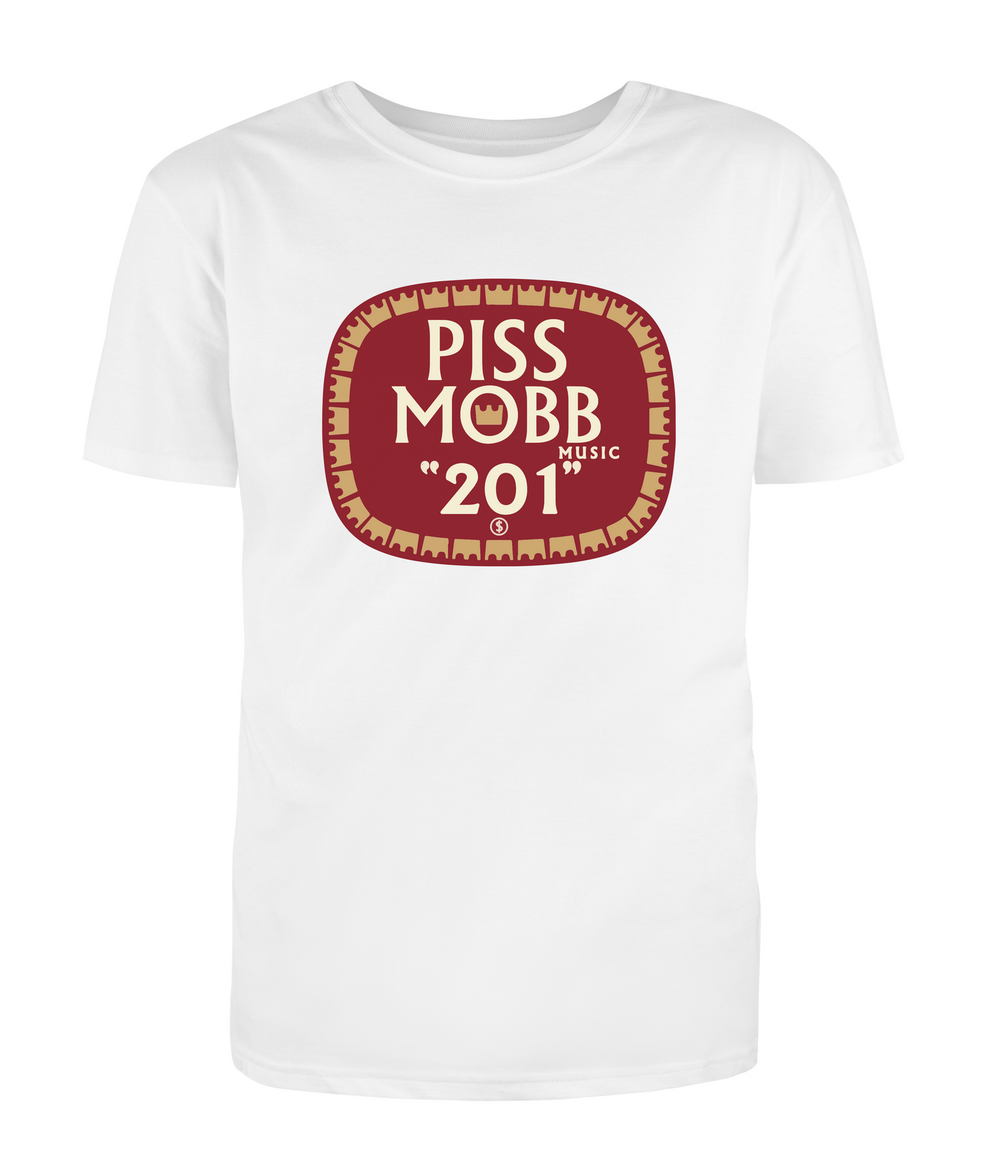 PI$$MOBB - Olde English White T-shirt